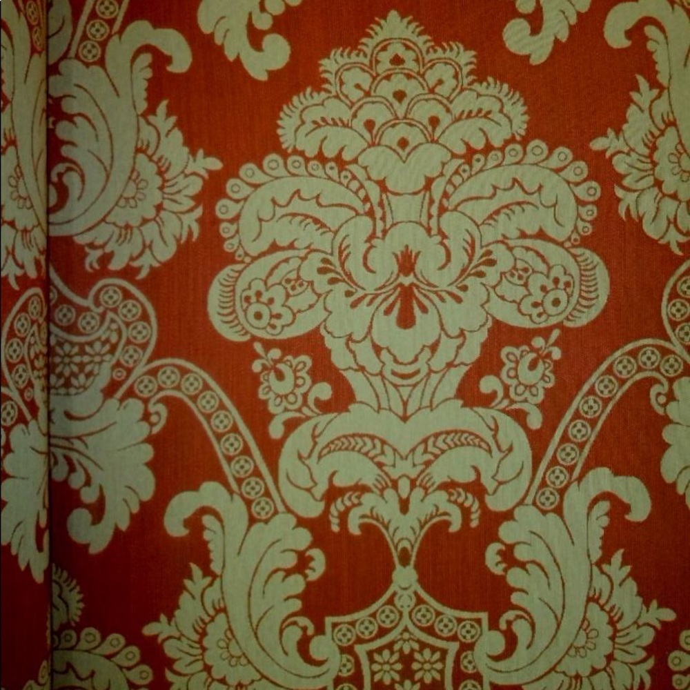 Vintage Style Charleston Damask Color Brandy